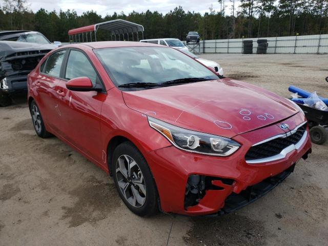 3KPF24AD5ME349312 - 2021 KIA FORTE FE RED photo 1