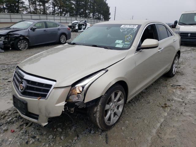 1G6AG5RX1D0171569 - 2013 CADILLAC ATS BEIGE photo 2