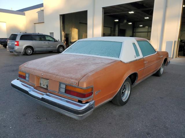 4P37Y7H499371 - 1977 BUICK LE SABRE ORANGE photo 4