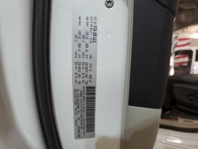 2C4RC1GG8JR269068 - 2018 CHRYSLER PACIFICA L WHITE photo 10