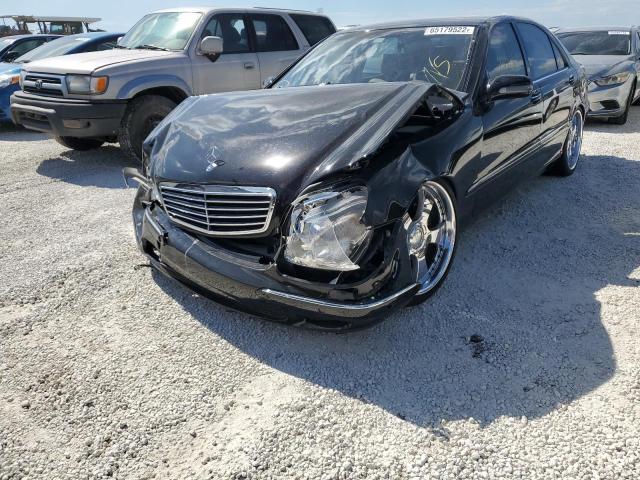 WDBNG75J8YA054419 - 2000 MERCEDES-BENZ S 500 BLACK photo 2