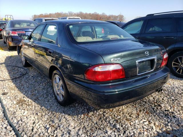 1YVGF22F025283395 - 2002 MAZDA 626 ES GREEN photo 3