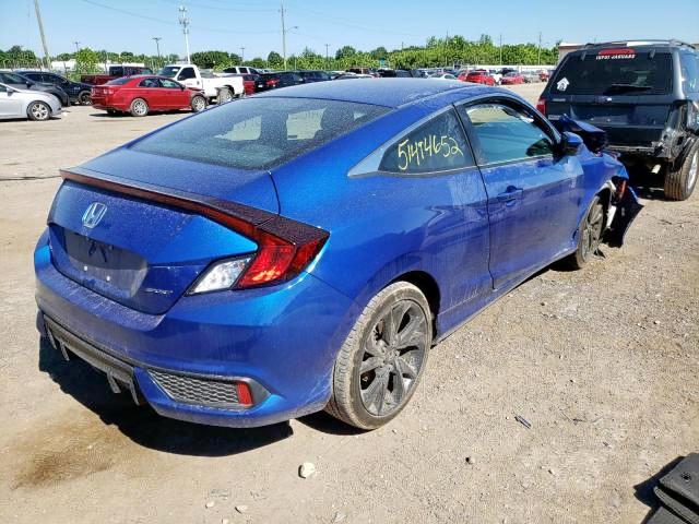 2HGFC4A85LH301832 - 2020 HONDA CIVIC SPOR BLUE photo 4