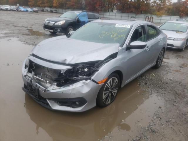 19XFC1F74HE205206 - 2017 HONDA CIVIC EXL Күміс фото 2