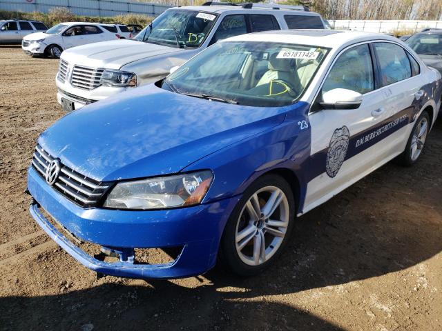 1VWBN7A37EC055639 - 2014 VOLKSWAGEN PASSAT SE TWO TONE photo 2