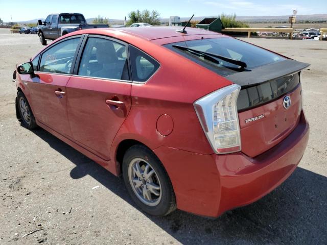 JTDKN3DU4A0059367 - 2010 TOYOTA PRIUS I RED photo 3