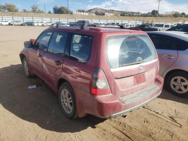 JF1SG666X8H723165 - 2008 SUBARU FORESTER S წითელი ფოტო 3