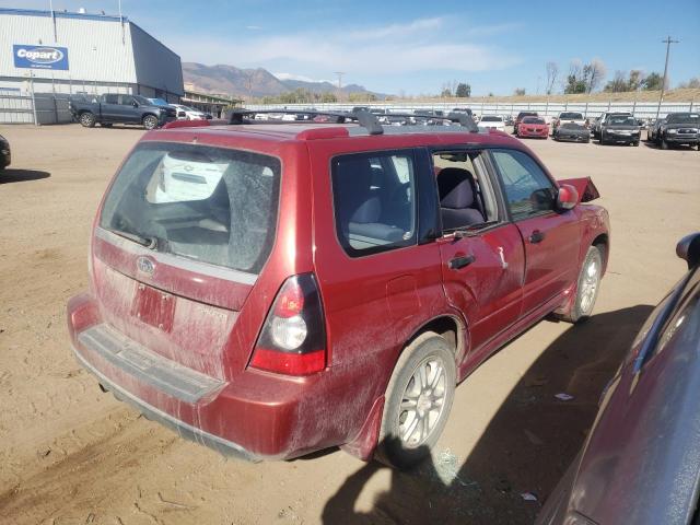 JF1SG666X8H723165 - 2008 SUBARU FORESTER S წითელი ფოტო 4