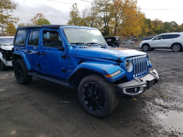 1C4JJXP68MW807776 - 2021 JEEP WRANGLER U BLUE photo 1