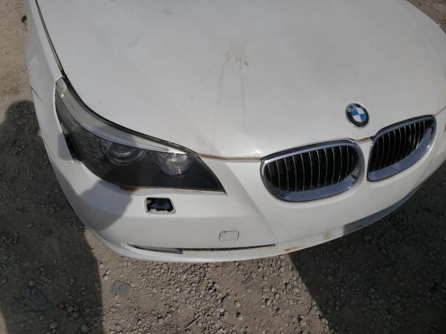 WBANV13549C154949 - 2009 BMW 528 XI WHITE photo 10