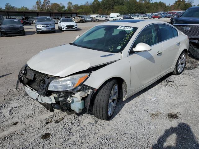 2G4GV5GV1D9197444 - 2013 BUICK REGAL GS Ақ фото 2