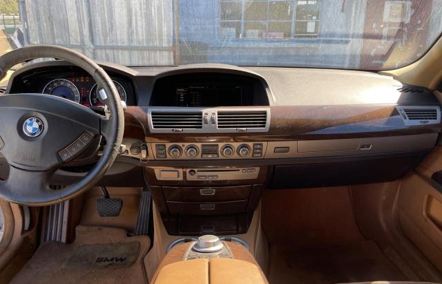 WBAHL83568DT14026 - 2008 BMW 750 I WHITE photo 9