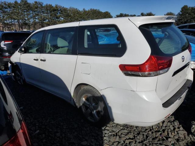 5TDZK3DC4CS184898 - 2012 TOYOTA SIENNA WHITE photo 3