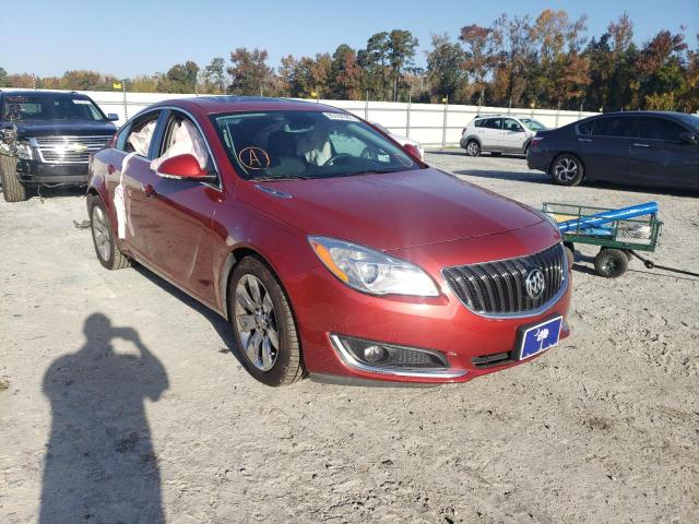 2G4GN5EX3F9193788 - 2015 BUICK REGAL PREM RED photo 1