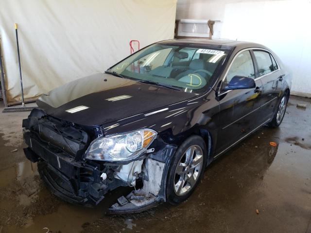 1G1ZC5EB7AF227764 - 2010 CHEVROLET MALIBU 1LT 蓝色 照片 2