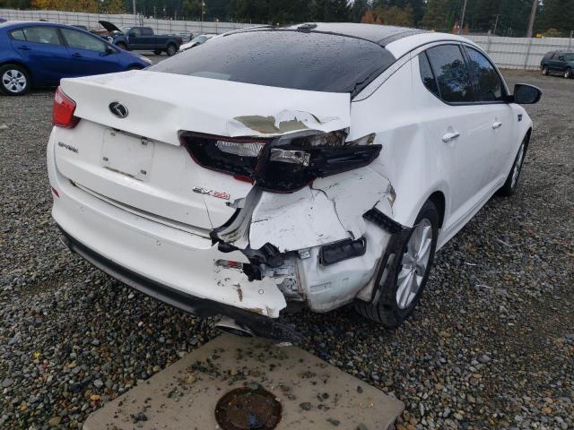 5XXGN4A7XEG338336 - 2014 KIA OPTIMA EX WHITE photo 4