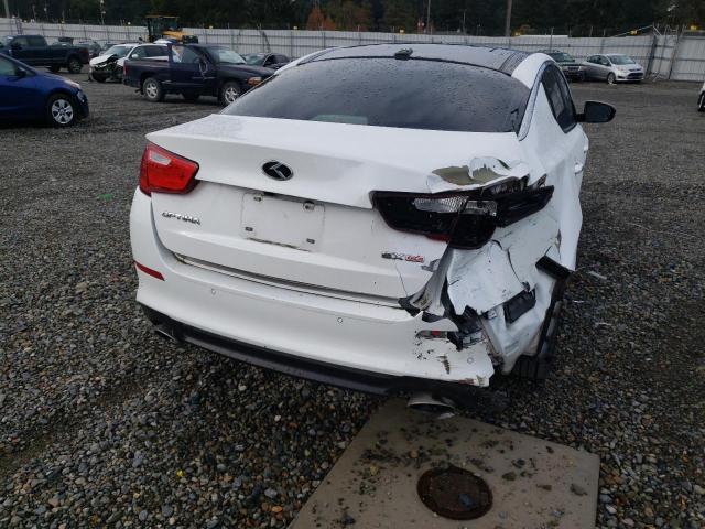 5XXGN4A7XEG338336 - 2014 KIA OPTIMA EX WHITE photo 9