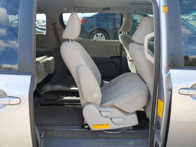 5TDKK3DC1CS244539 - 2012 TOYOTA SIENNA LE SILVER photo 6