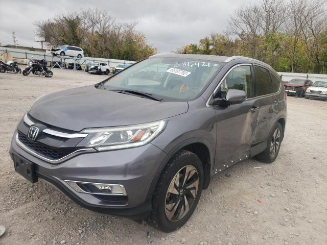 5J6RM4H90GL086421 - 2016 HONDA CR-V TOURI GRAY photo 2