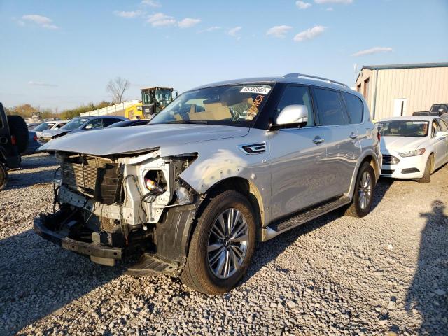 JN8AZ2NF4K9686470 - 2019 INFINITI QX80 LUXE SILVER photo 2