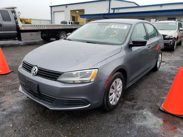 3VW1K7AJ4EM441212 - 2014 VOLKSWAGEN JETTA BASE 灰色 照片 2