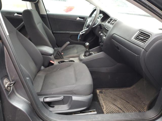 3VW1K7AJ4EM441212 - 2014 VOLKSWAGEN JETTA BASE 灰色 照片 5