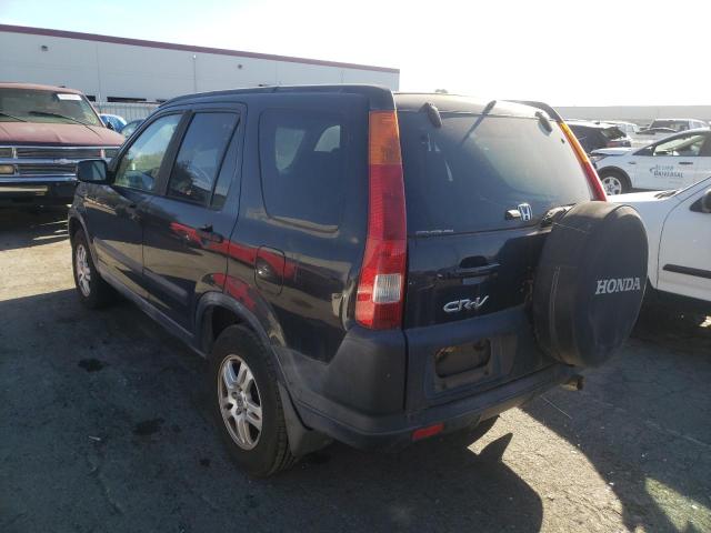 JHLRD78872C084093 - 2002 HONDA CR-V EX BLACK photo 3