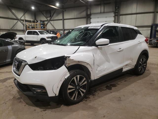 3N1CP5CU6KL500080 - 2019 NISSAN KICKS S WHITE photo 2