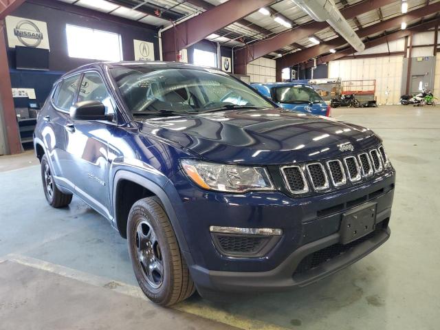 3C4NJDAB5KT734388 - 2019 JEEP COMPASS SP BLUE photo 1