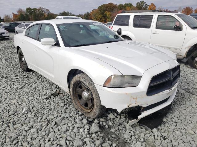 2C3CDXAG4EH286075 - 2014 DODGE CHARGER PO WHITE photo 1
