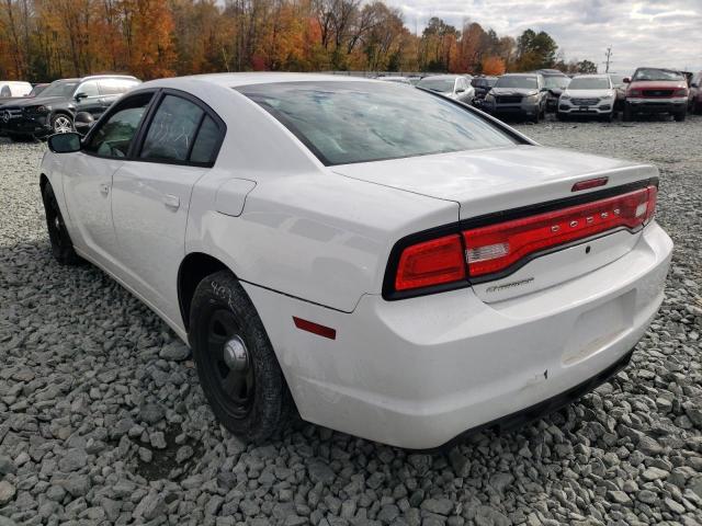 2C3CDXAG4EH286075 - 2014 DODGE CHARGER PO WHITE photo 3
