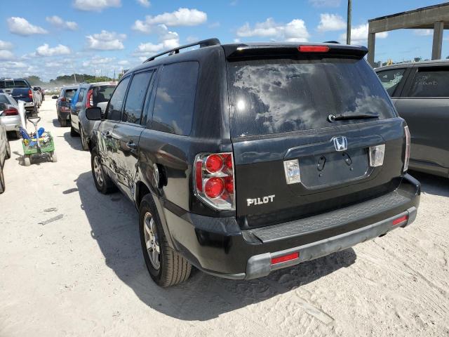 5FNYF28398B006355 - 2008 HONDA PILOT SE BLACK photo 3