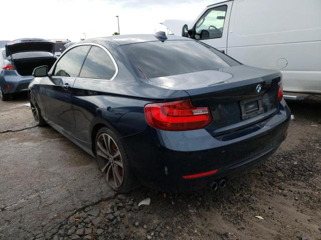 WBA1F5C54FV257159 - 2015 BMW 228 I BLUE photo 3