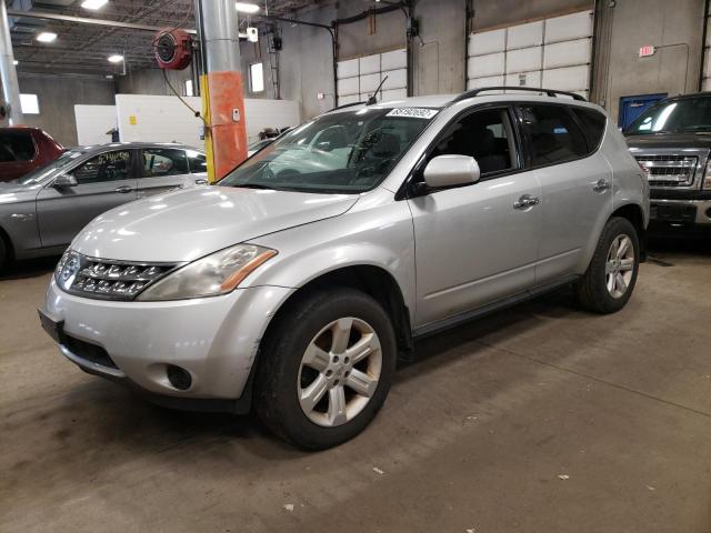 JN8AZ08T36W411802 - 2006 NISSAN MURANO SL SILVER photo 1