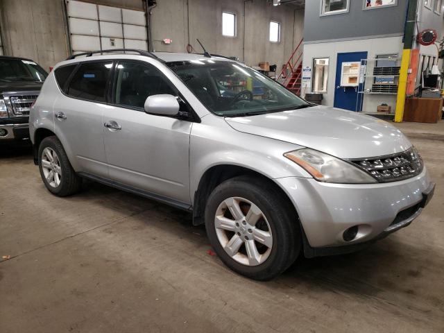 JN8AZ08T36W411802 - 2006 NISSAN MURANO SL SILVER photo 4