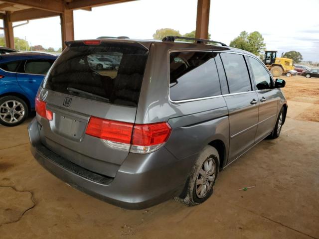 5FNRL38729B404076 - 2009 HONDA ODYSSEY EX GRAY photo 4