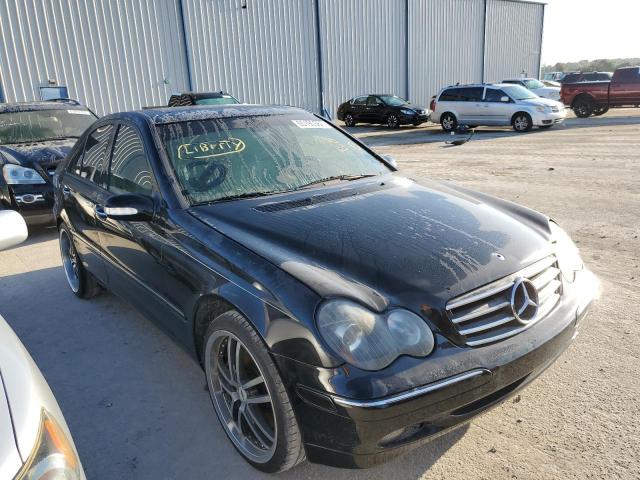 WDBRF61JX2F270531 - 2002 MERCEDES-BENZ C 240 BLACK photo 1