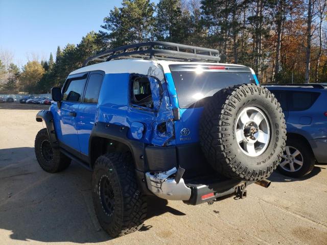 JTEBU11F29K067752 - 2009 TOYOTA FJ CRUISER BLUE photo 3