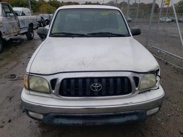 5TEVL52N12Z136126 - 2002 TOYOTA TACOMA XTR WHITE photo 9