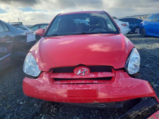 KMHCN35C97U014318 - 2007 HYUNDAI ACCENT BAS RED photo 5