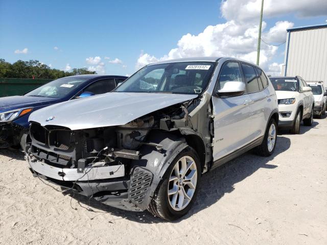 5UXWX7C59DL978148 - 2013 BMW X3 XDRIVE3 SILVER photo 2