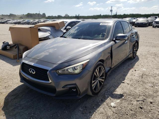 JN1BV7AR4FM397054 - 2015 INFINITI Q50 GRAY photo 2