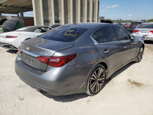 JN1BV7AR4FM397054 - 2015 INFINITI Q50 GRAY photo 4