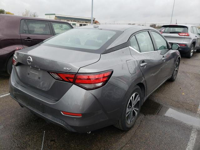 3N1AB8CV2MY249774 - 2021 NISSAN SENTRA SV GRAY photo 4