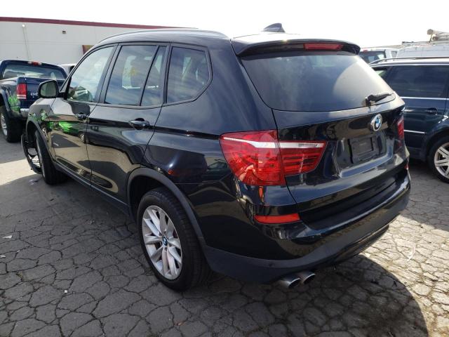 5UXWX9C53G0D85759 - 2016 BMW X3 XDRIVE2 BLACK photo 3