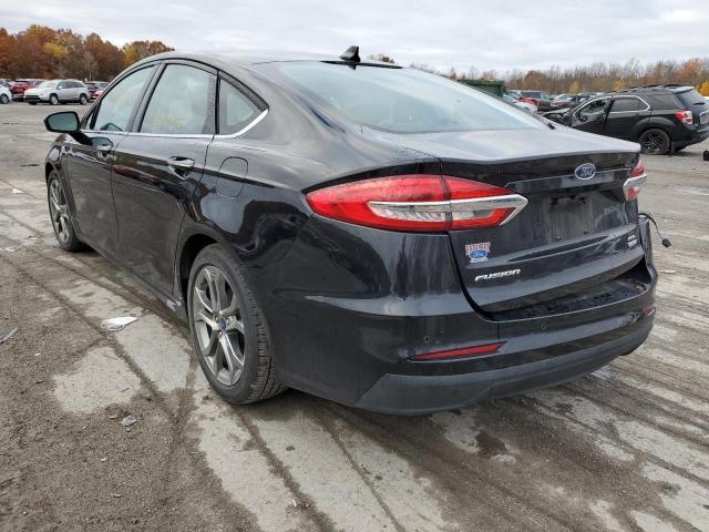 3FA6P0CD5LR145095 - 2020 FORD FUSION SEL BLACK photo 3