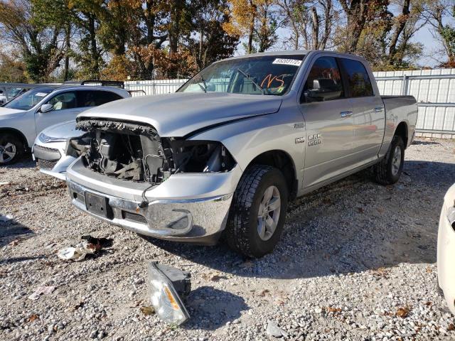 1C6RR7LT1ES120369 - 2014 RAM 1500 SLT SILVER photo 2