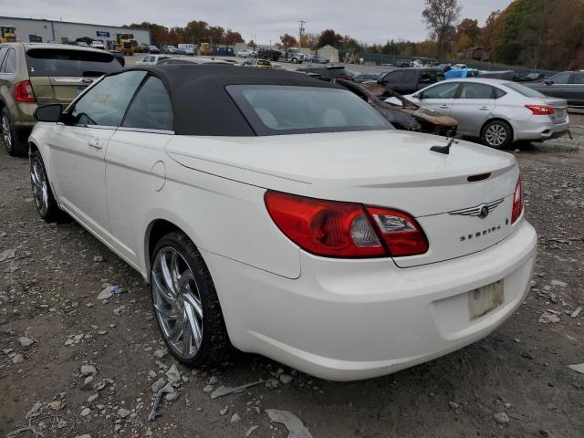 1C3LC45K58N248804 - 2008 CHRYSLER SEBRING WHITE photo 3