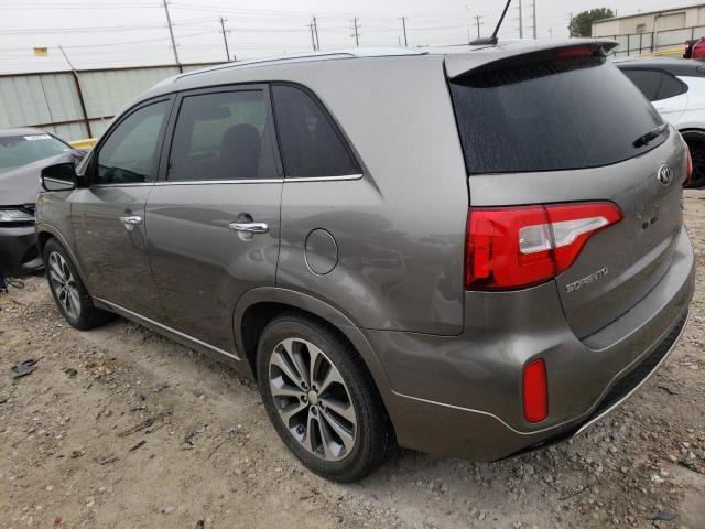 5XYKW4A73EG499291 - 2014 KIA SORENTO SX GRAY photo 2