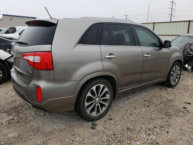 5XYKW4A73EG499291 - 2014 KIA SORENTO SX GRAY photo 3